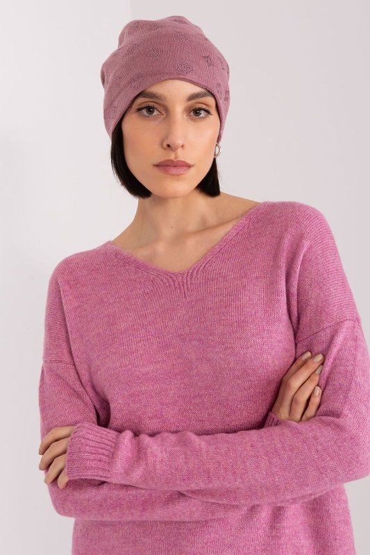 Women Winter Beanie Cashmere Rhinestone - ShalayeFashion