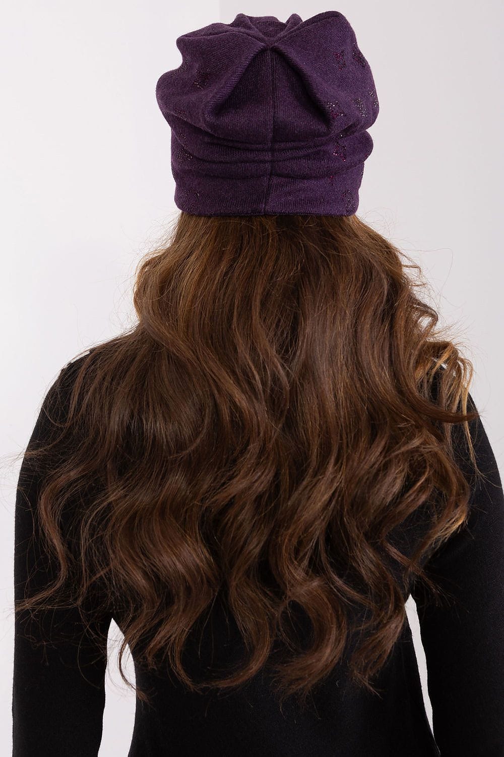 Women Winter Beanie Cashmere Rhinestone - ShalayeFashion