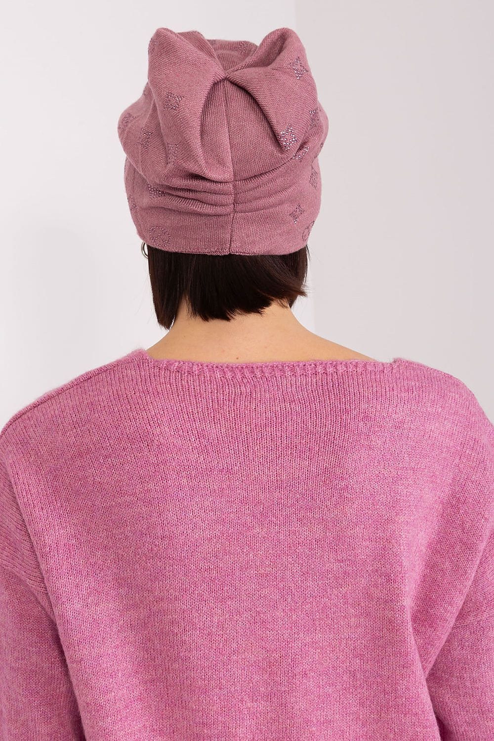 Women Winter Beanie Cashmere Rhinestone - ShalayeFashion