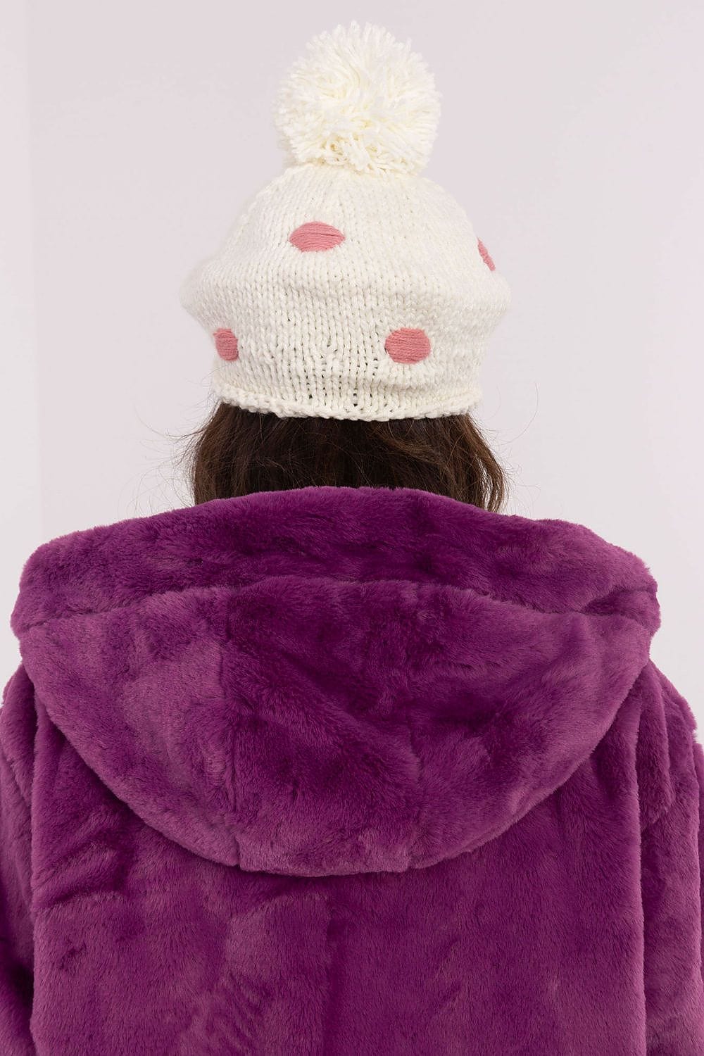 Women Winter Beanie Decorative Dots Pom - ShalayeFashion