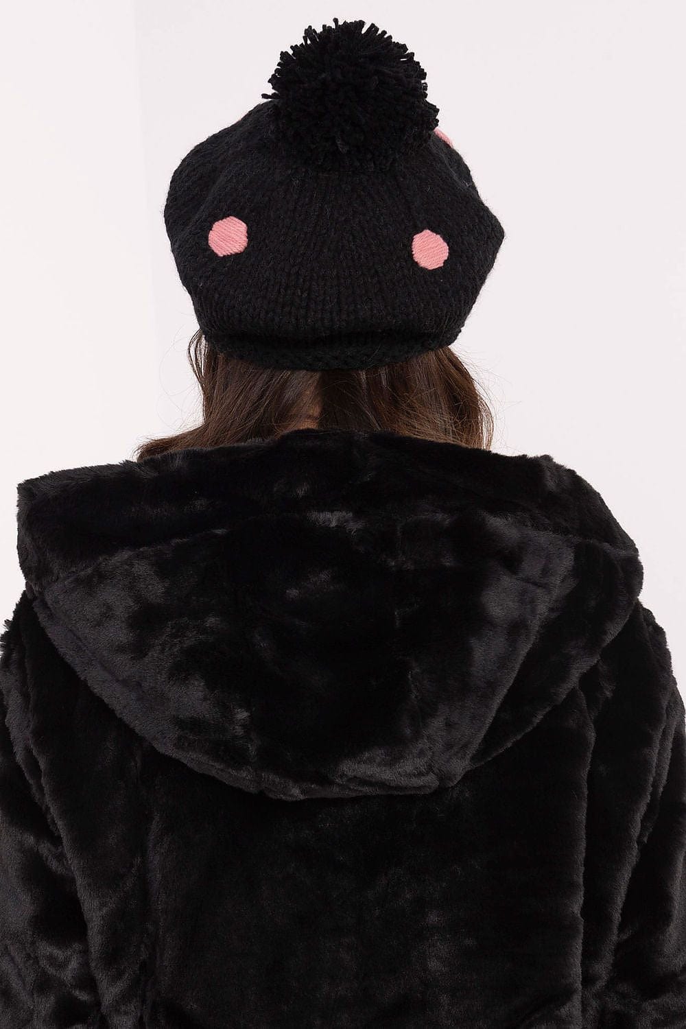 Women Winter Beanie Decorative Dots Pom - ShalayeFashion