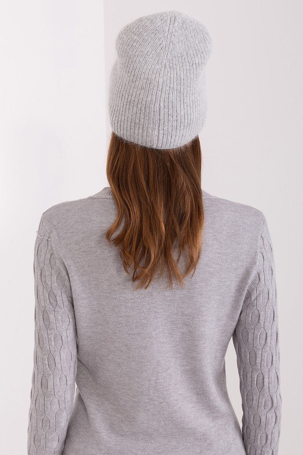 Women Winter Hat Braided Pattern - ShalayeFashion