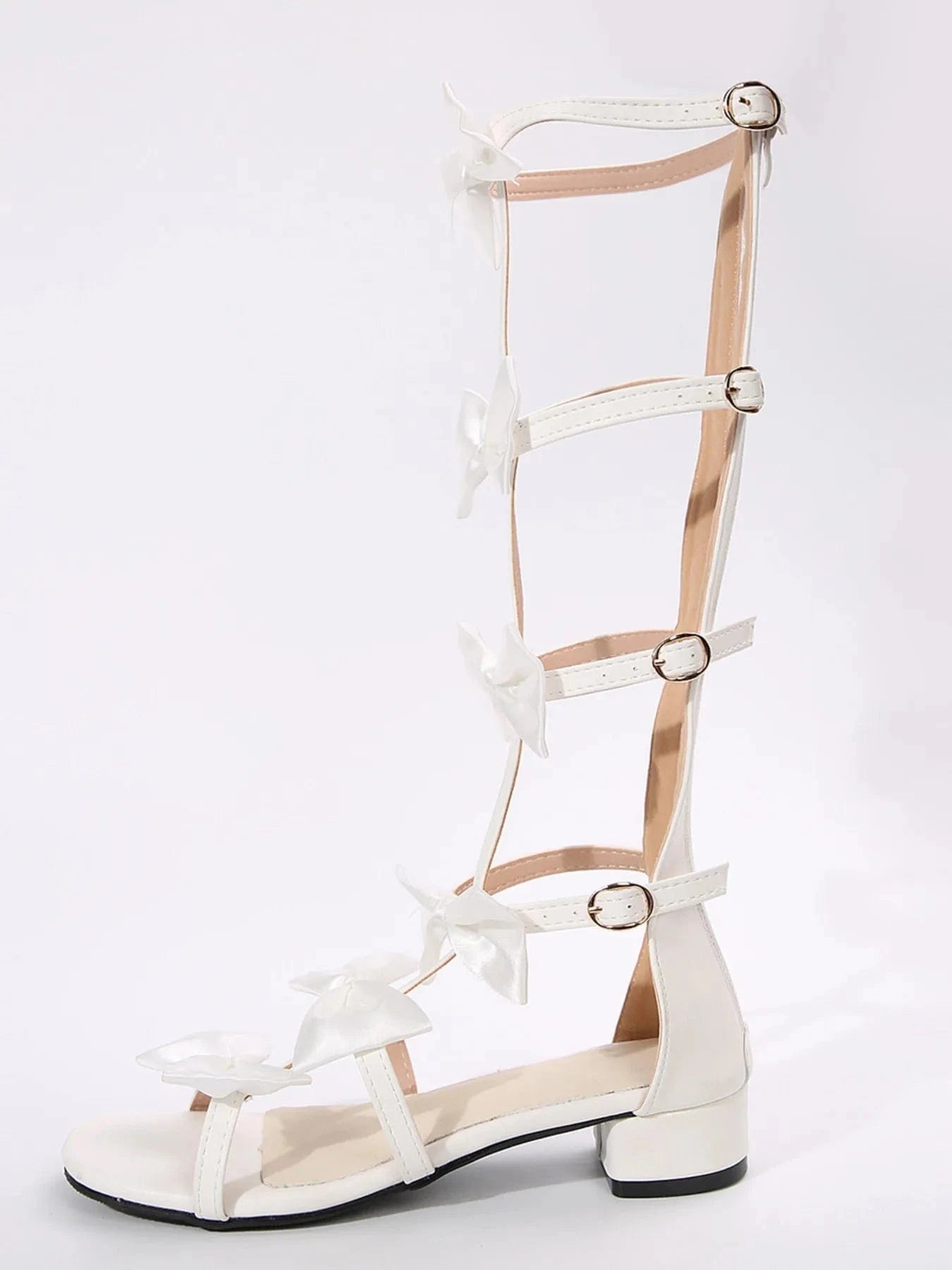 Women's Bow Low Heels Sandals Comfort - ShalayeFashion