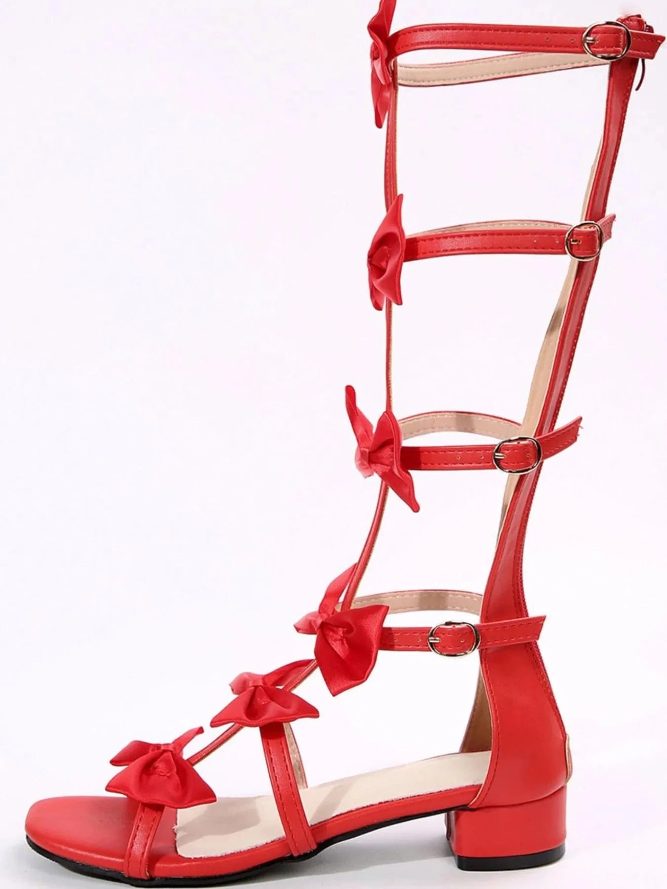 Women's Bow Low Heels Sandals Comfort - ShalayeFashion