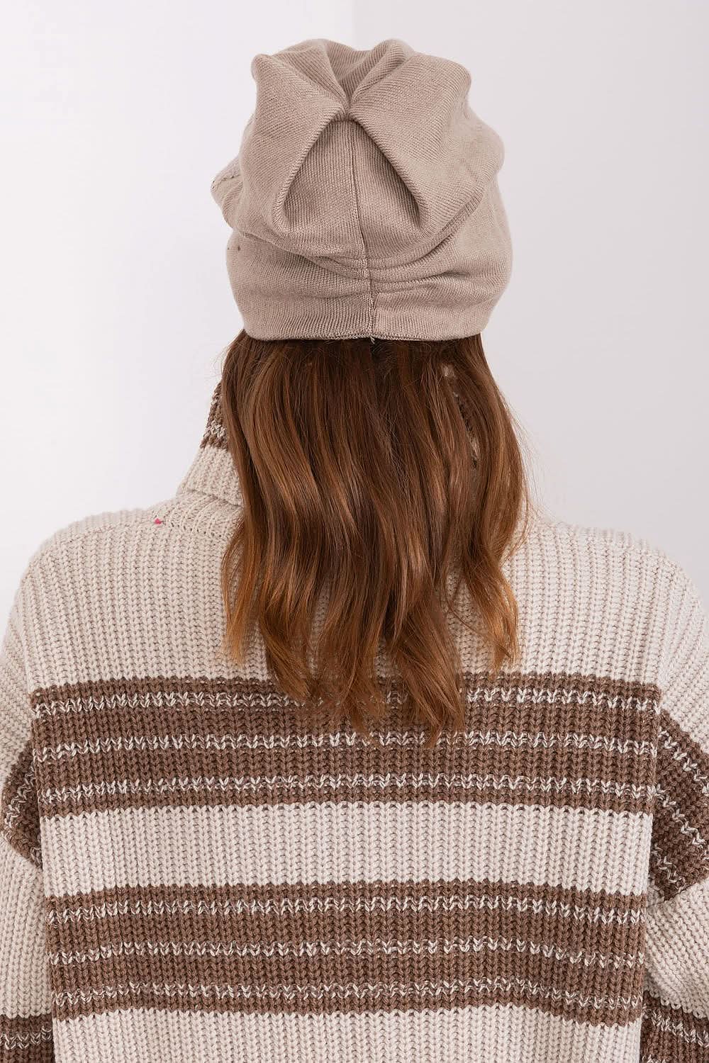 Women's Cashmere Beanie Rhinestones Winter - ShalayeFashion