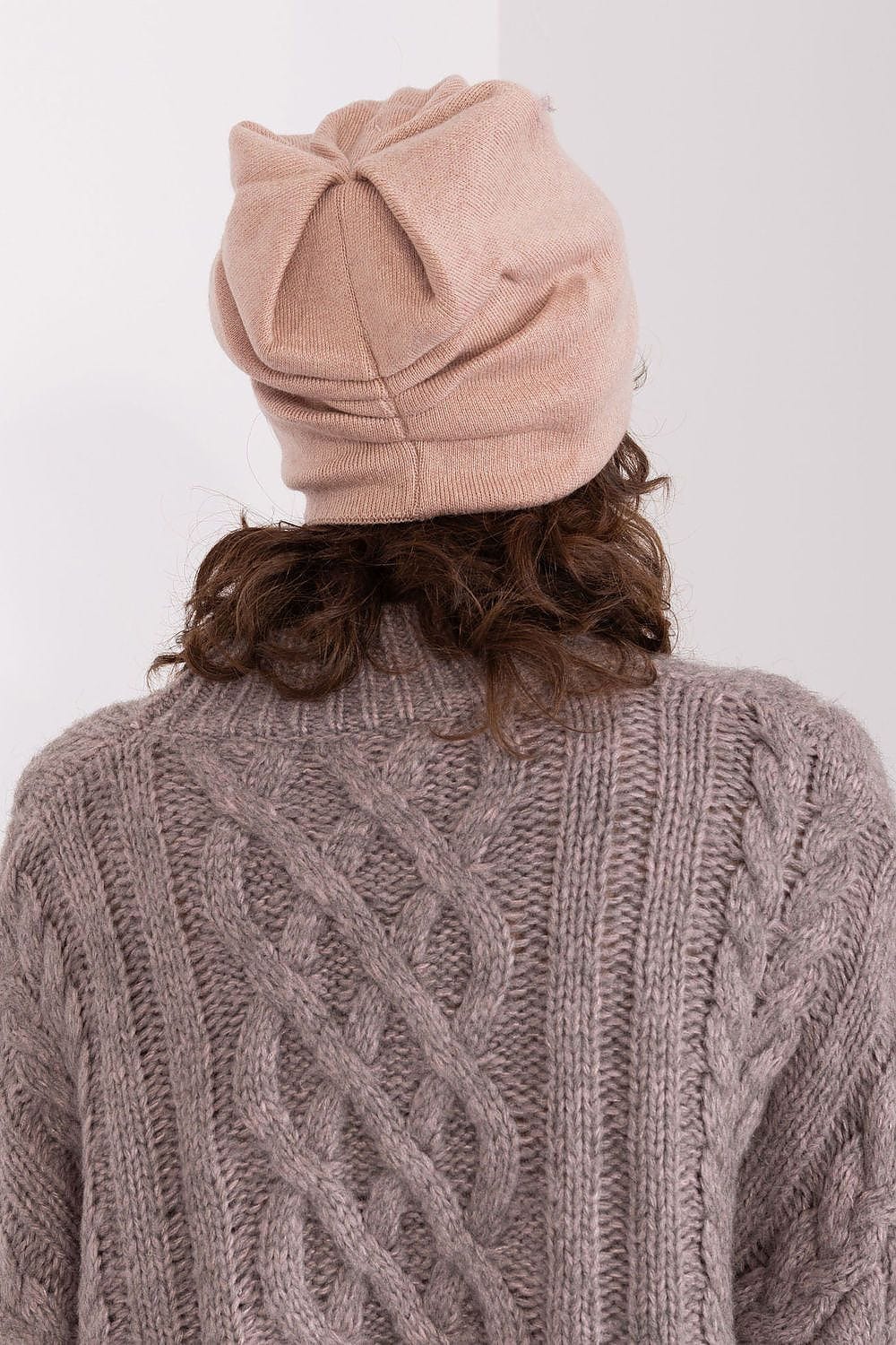 Women's Cashmere Beanie Rhinestones Winter - ShalayeFashion
