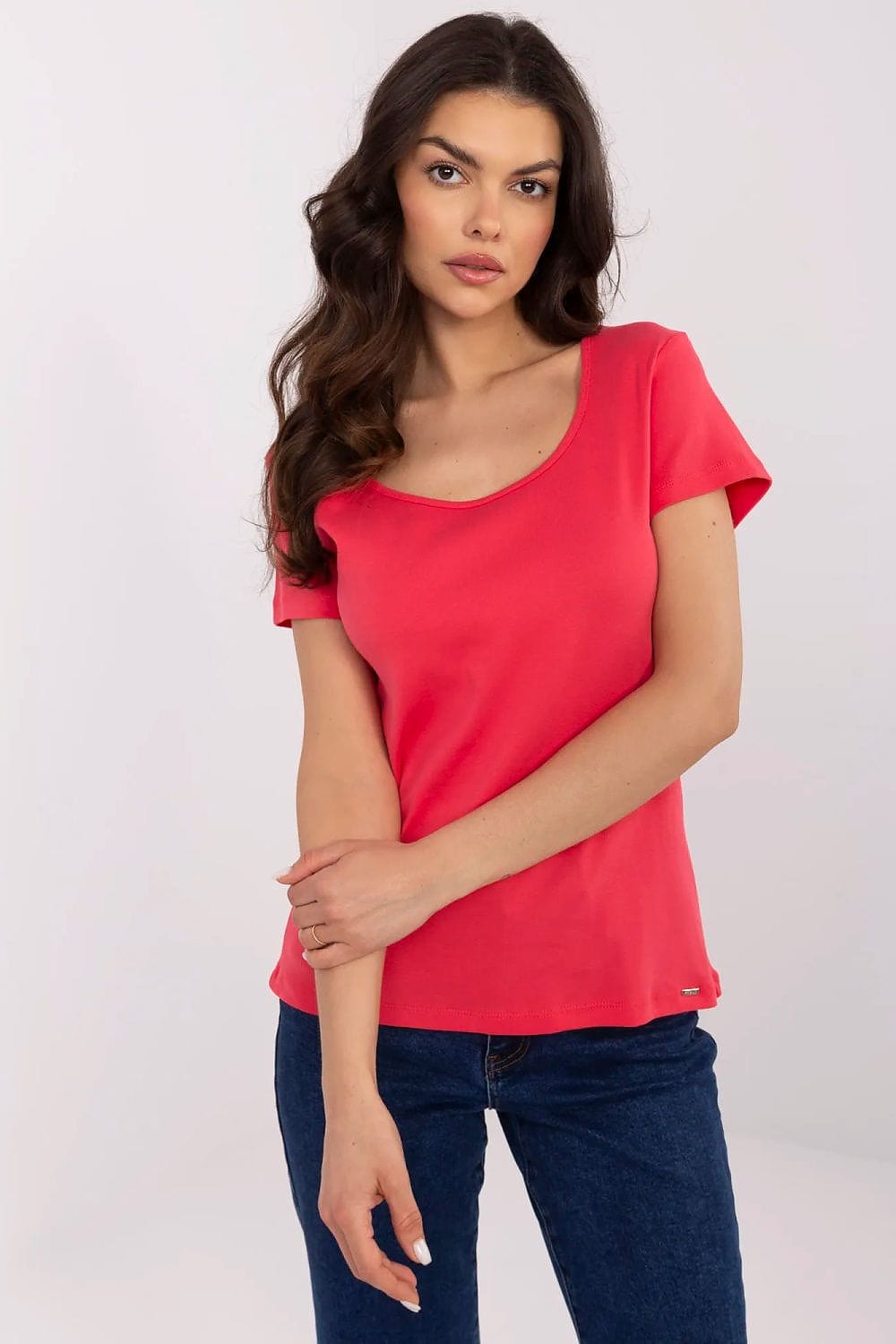 Women’s Casual Cotton Blend T-Shirt - ShalayeFashion