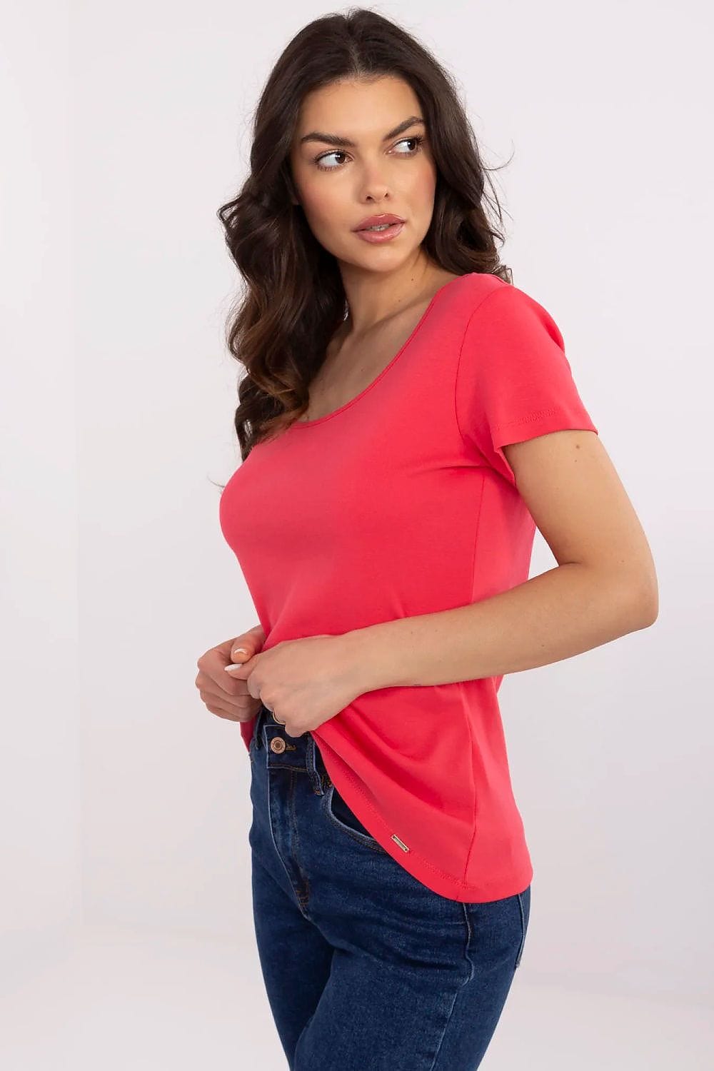 Women’s Casual Cotton Blend T-Shirt - ShalayeFashion
