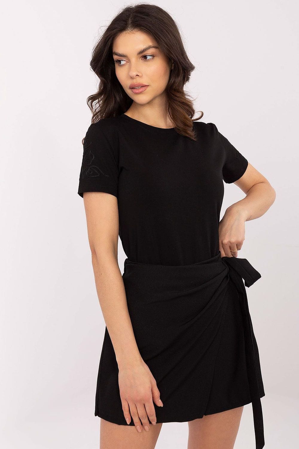 Women’s Casual Embroidered Cotton T-Shirt - ShalayeFashion