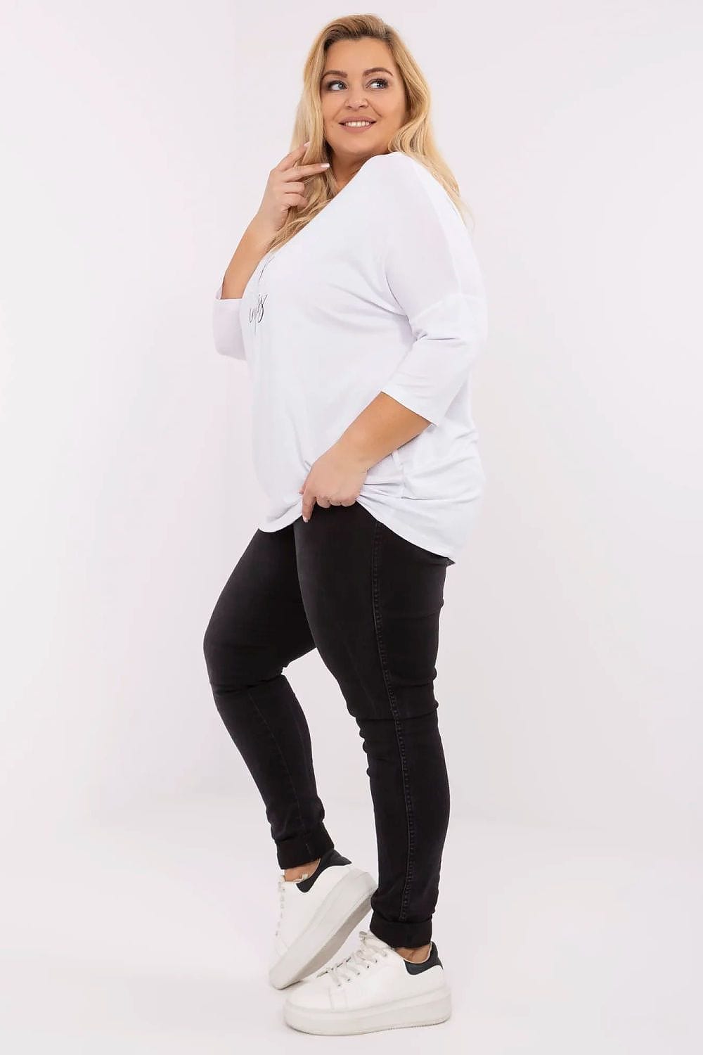 Women’s Casual Rhinestone Detail Blouse - ShalayeFashion