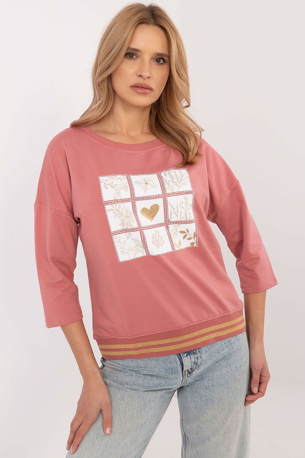 Women’s Casual Sequin Print Blouse - ShalayeFashion