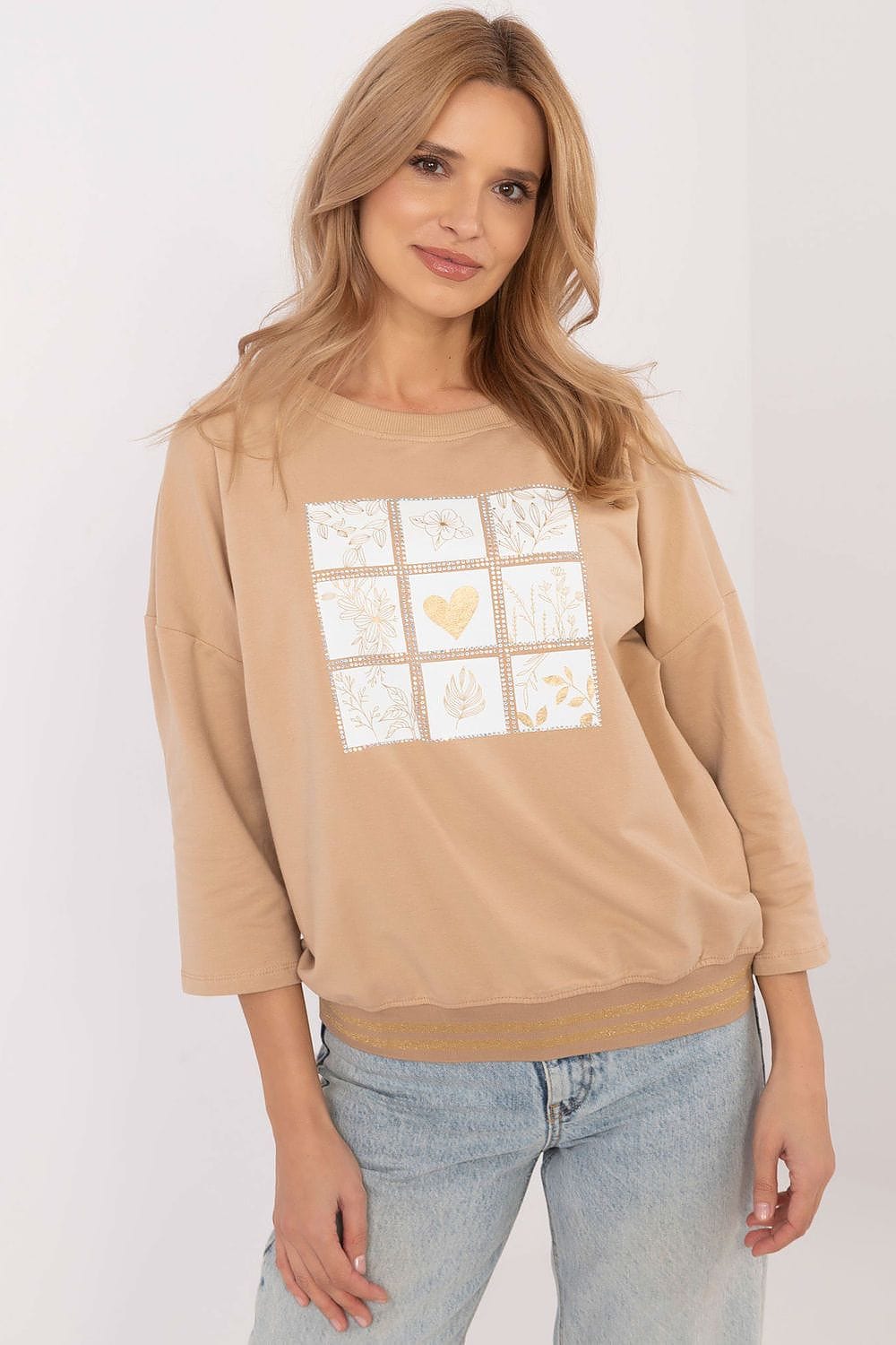 Women’s Casual Sequin Print Blouse - ShalayeFashion
