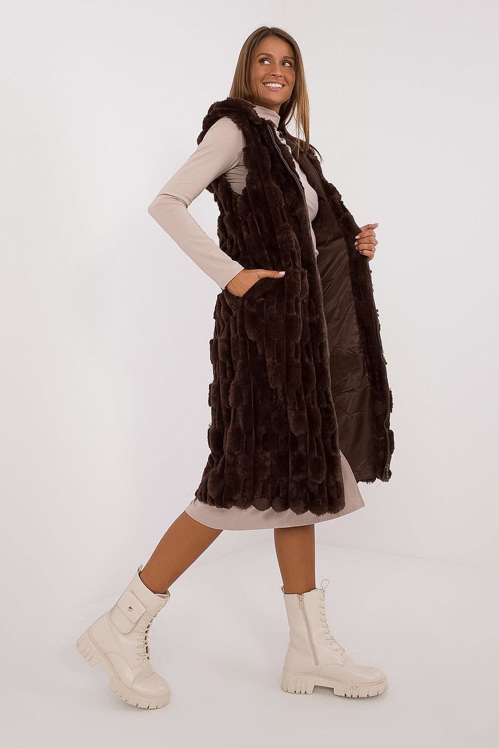 Women’s Casual Sleeveless Vest Gilet - ShalayeFashion