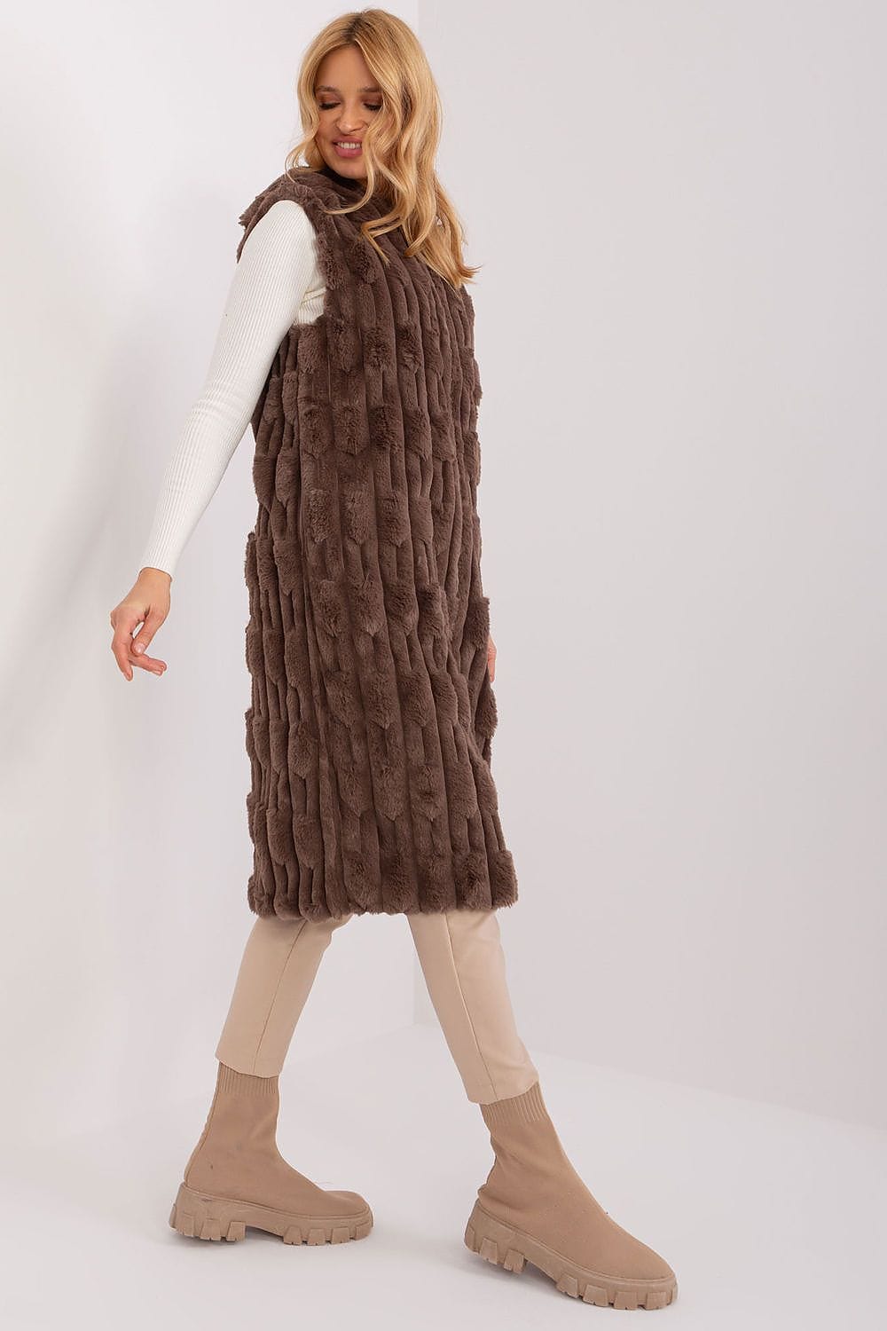 Women’s Casual Sleeveless Vest Gilet - ShalayeFashion
