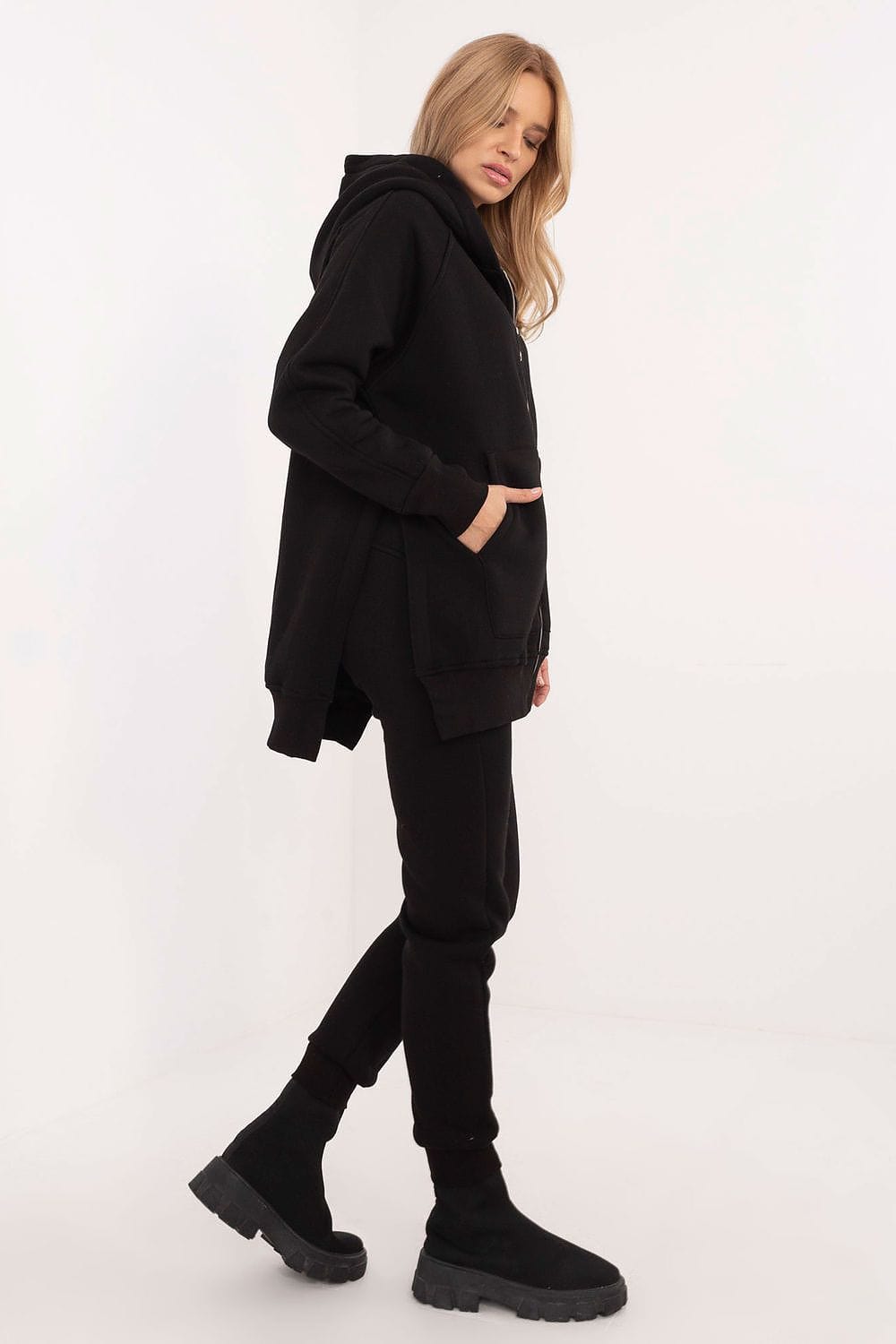 Women’s Casual Zippered Tracksuit Set - ShalayeFashion