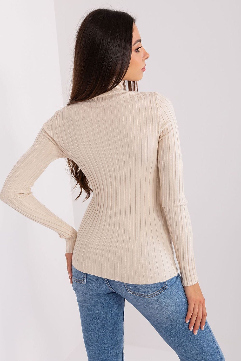Women’s Classic Ribbed Turtleneck - ShalayeFashion