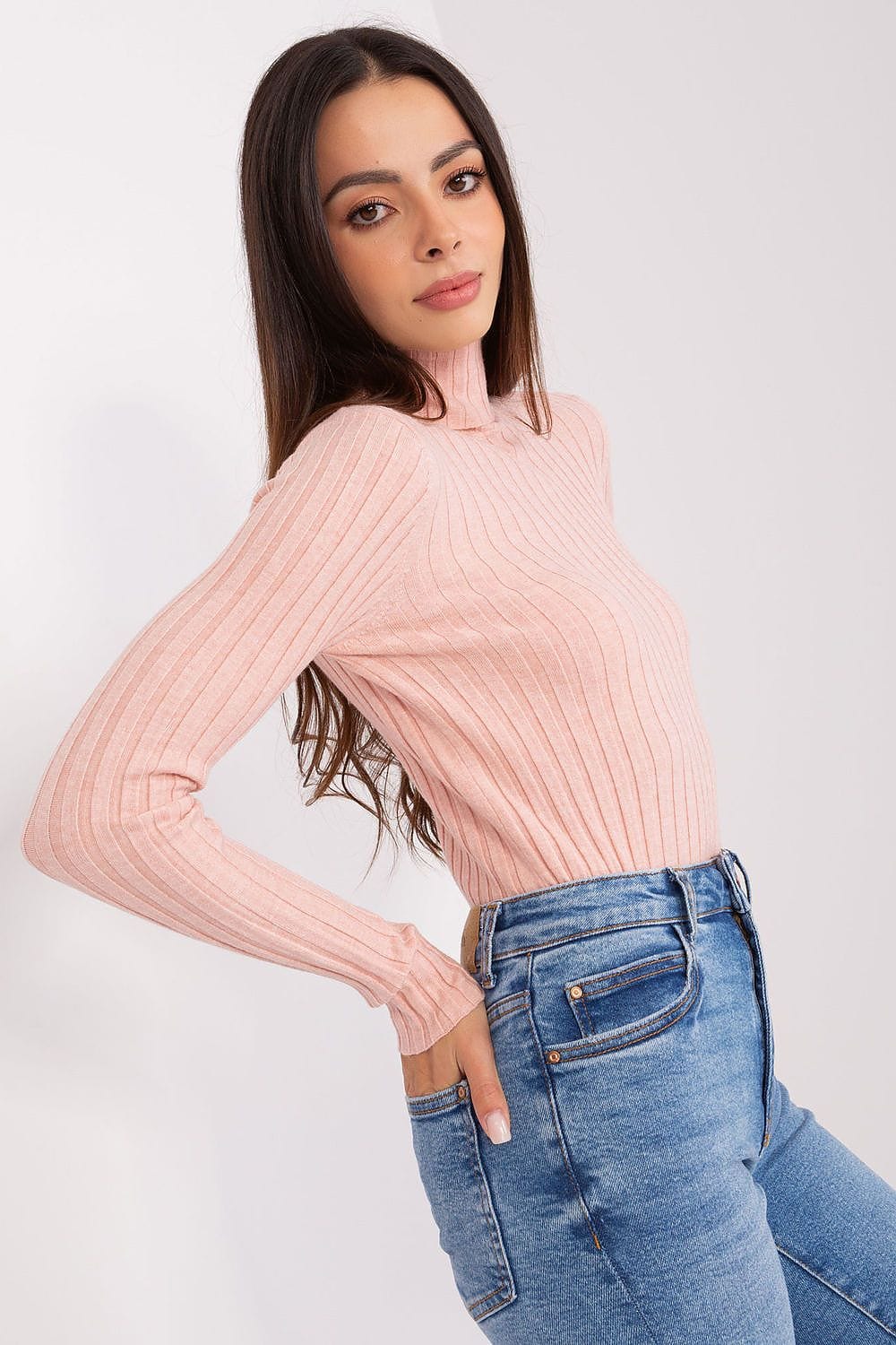 Women’s Classic Ribbed Turtleneck - ShalayeFashion