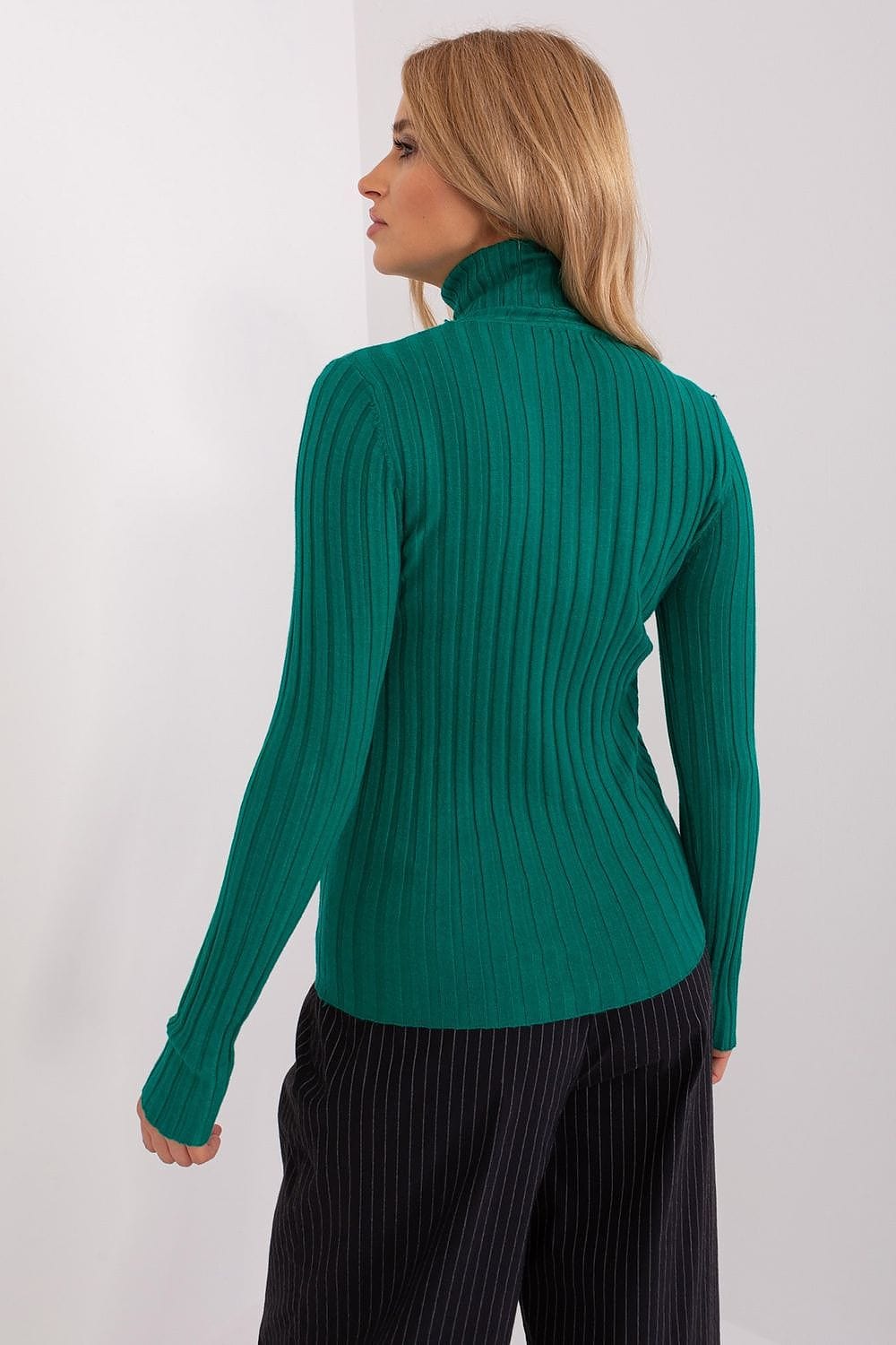 Women’s Classic Ribbed Turtleneck - ShalayeFashion
