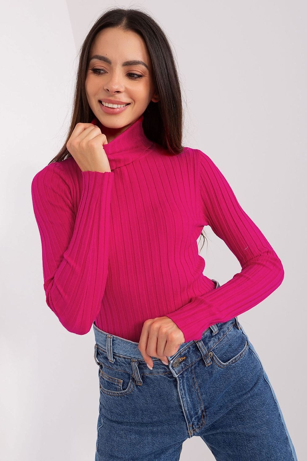 Women’s Classic Ribbed Turtleneck - ShalayeFashion