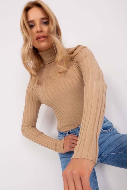 Women’s Classic Ribbed Turtleneck - ShalayeFashion