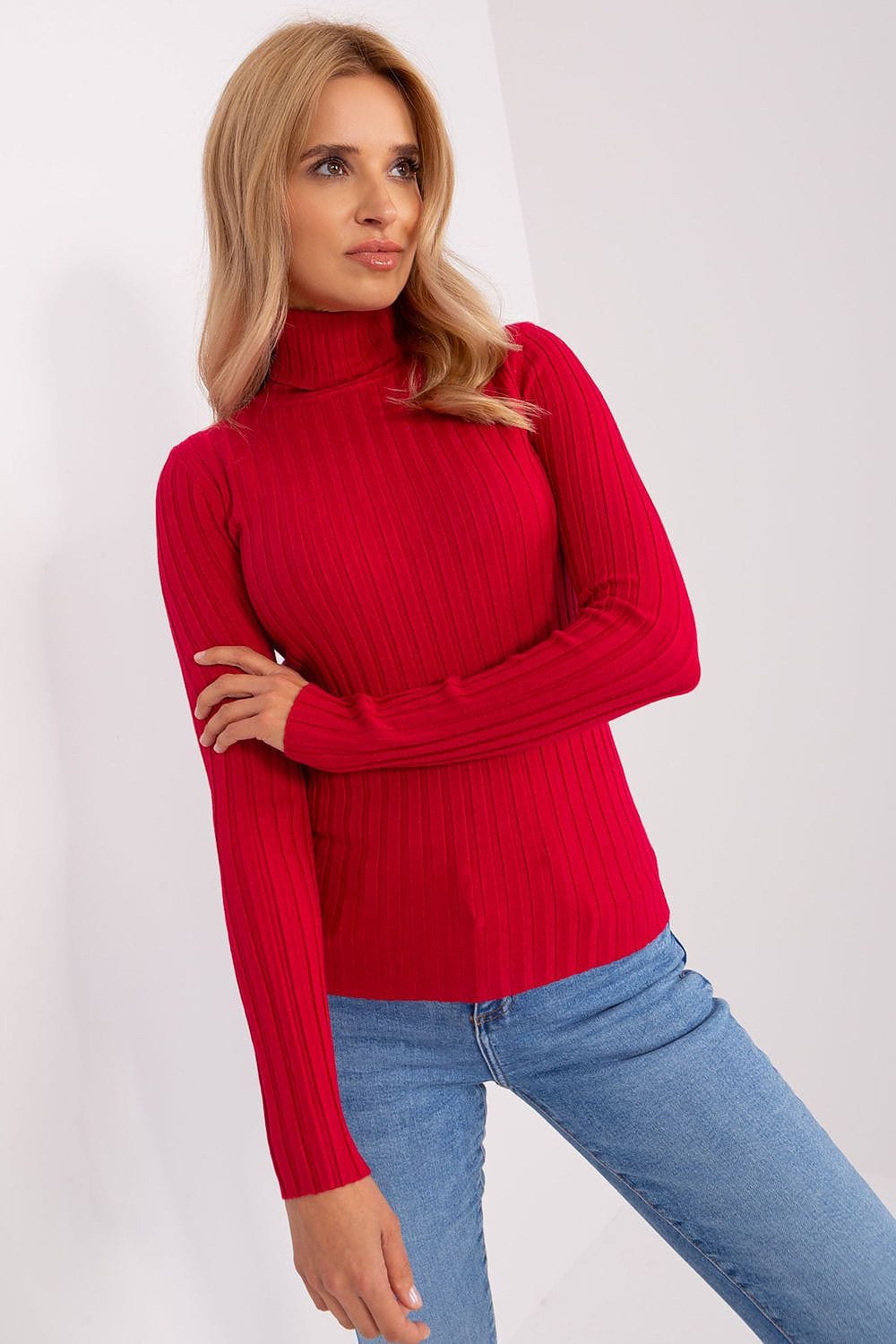 Women’s Classic Ribbed Turtleneck - ShalayeFashion