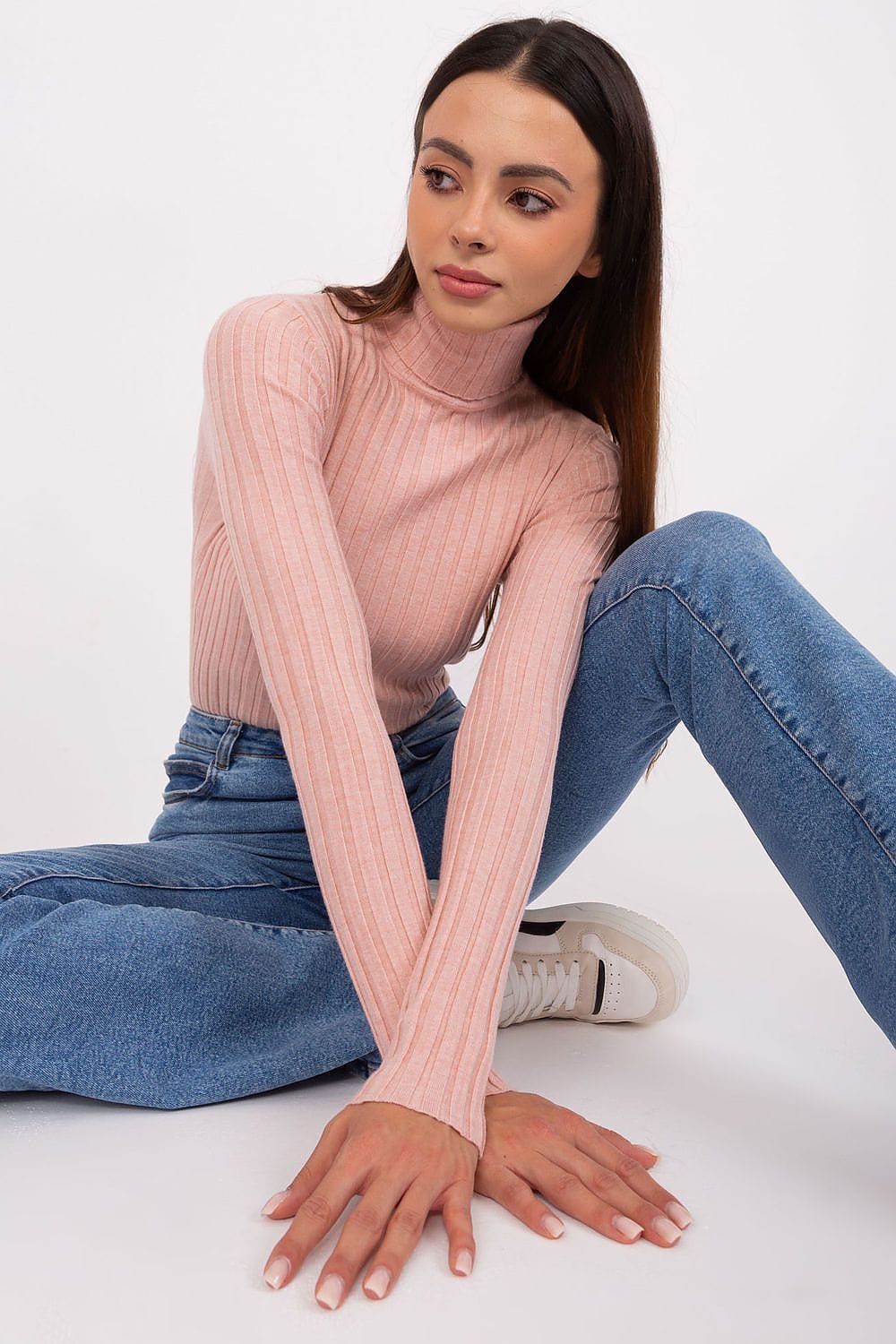 Women’s Classic Ribbed Turtleneck - ShalayeFashion