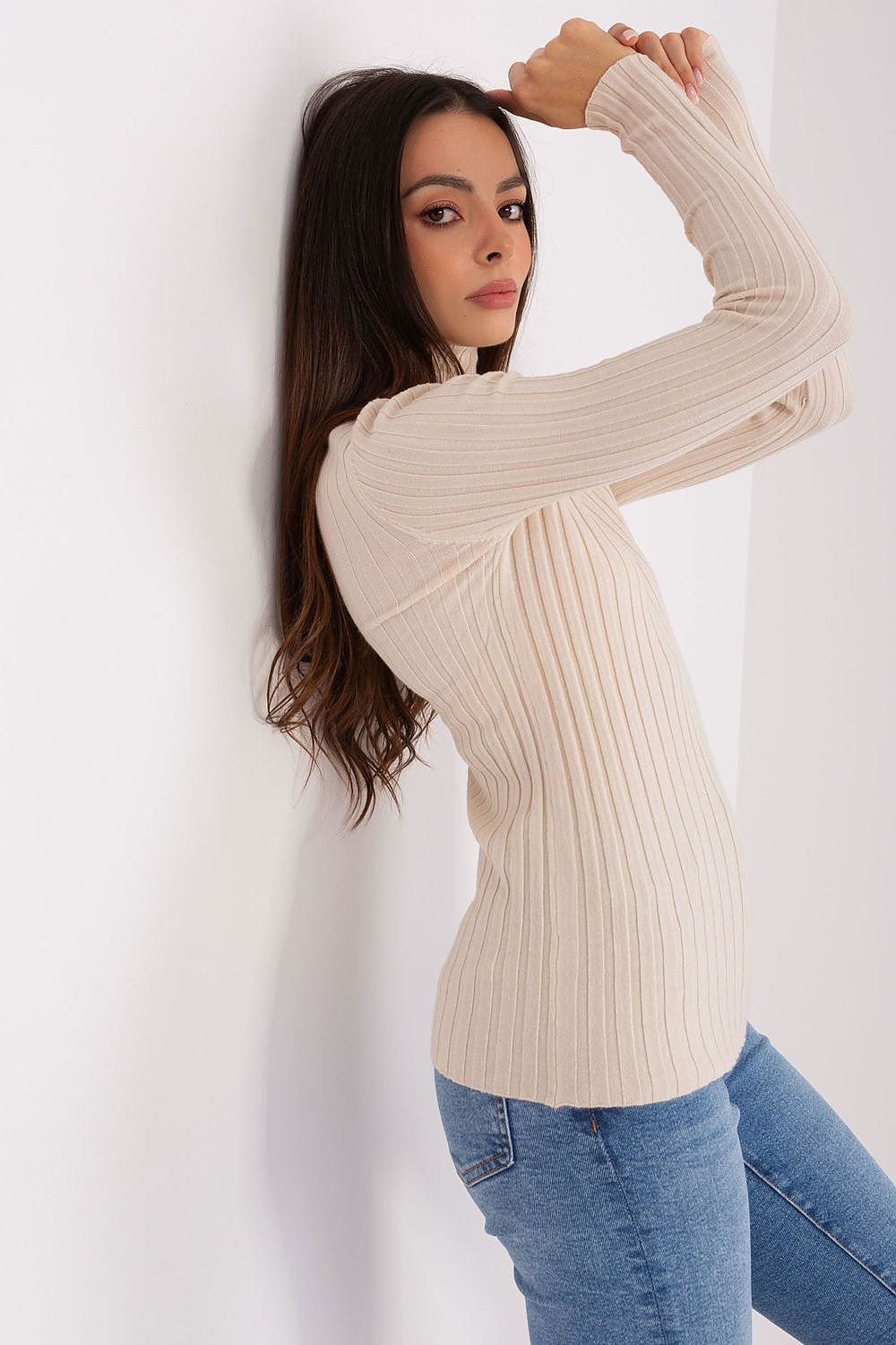 Women’s Classic Ribbed Turtleneck - ShalayeFashion