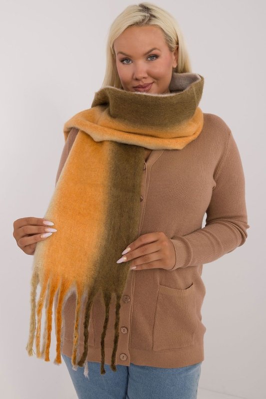 Women's Colorful Pattern Polyester Scarf Tassels 194cm - ShalayeFashion