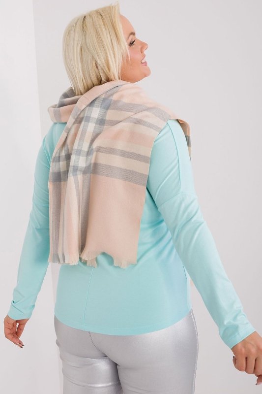 Women's Colorful Plaid Scarf Long Polyester - ShalayeFashion