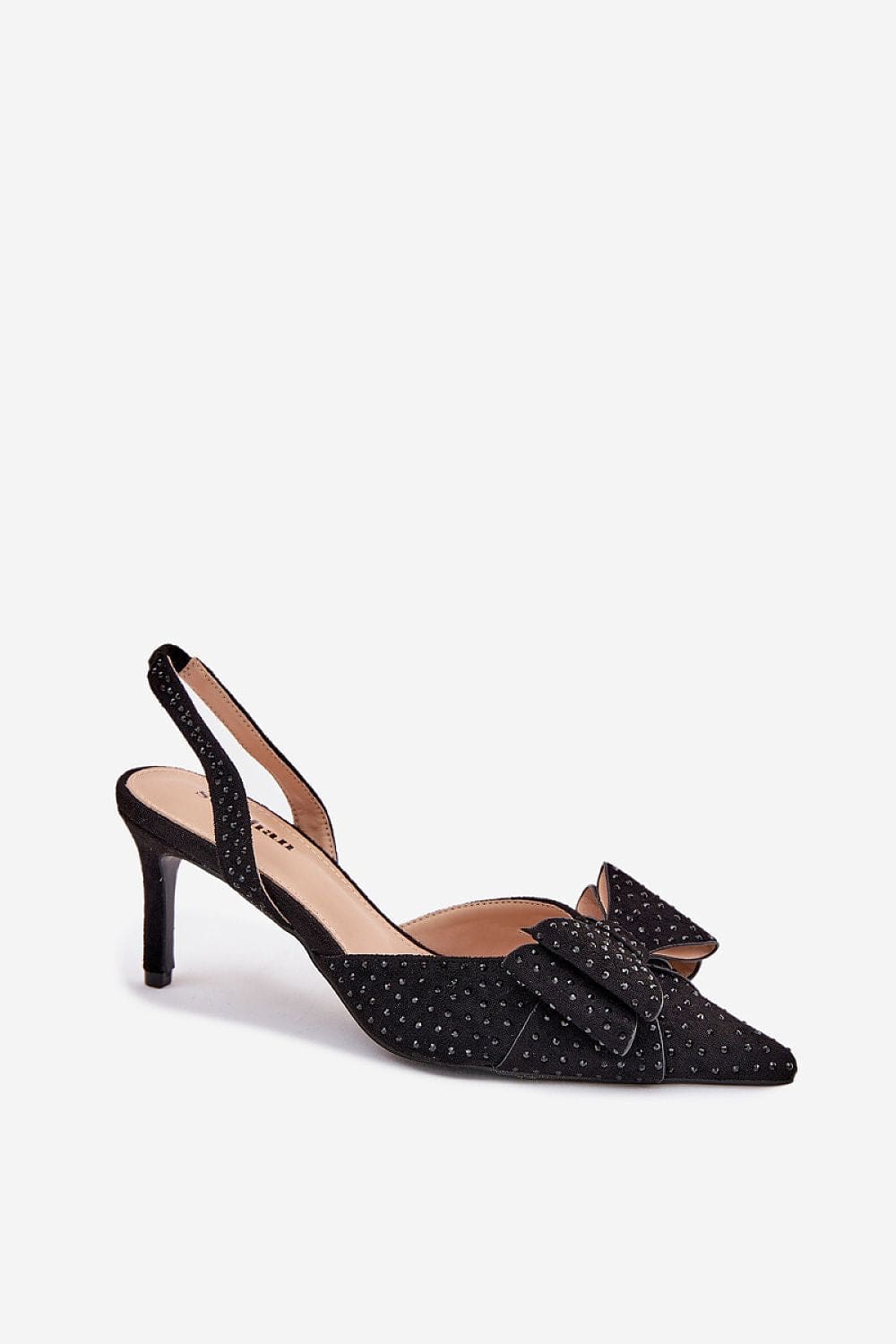 Women's Decorated High Heels Open Heel - ShalayeFashion