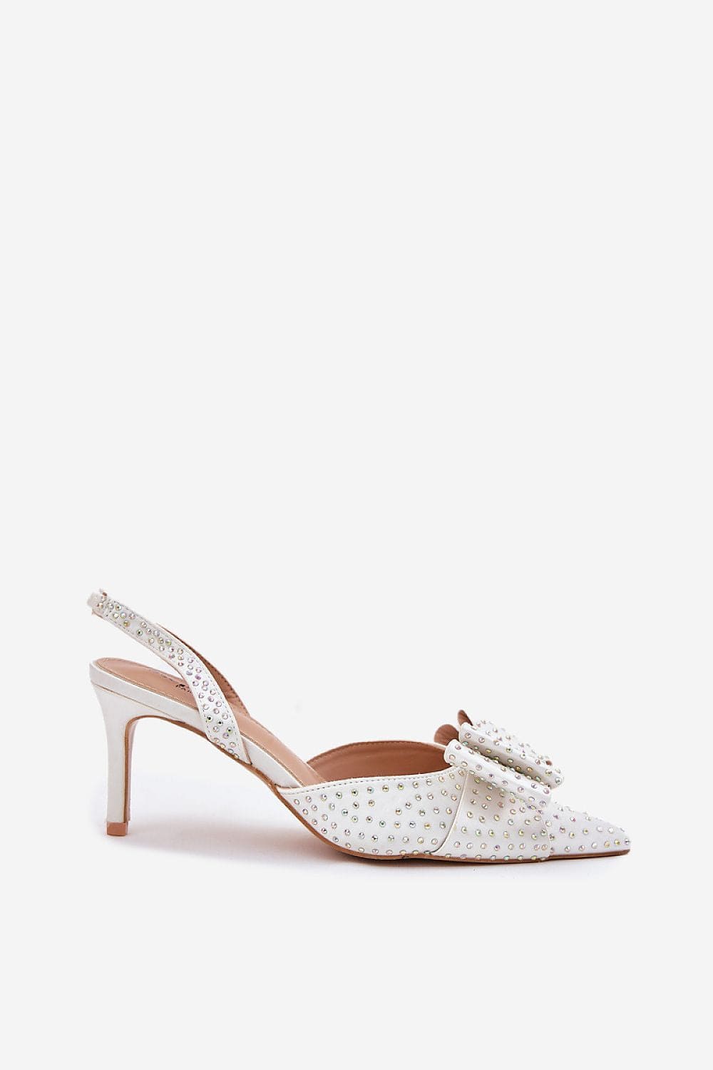 Women's Decorated High Heels Open Heel - ShalayeFashion