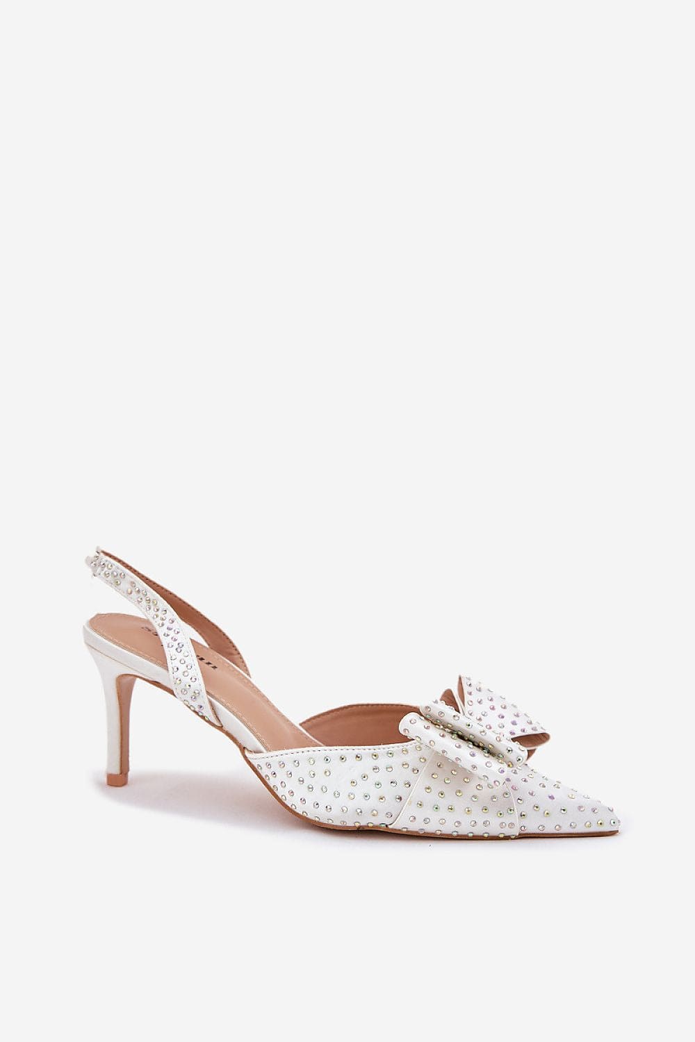 Women's Decorated High Heels Open Heel - ShalayeFashion