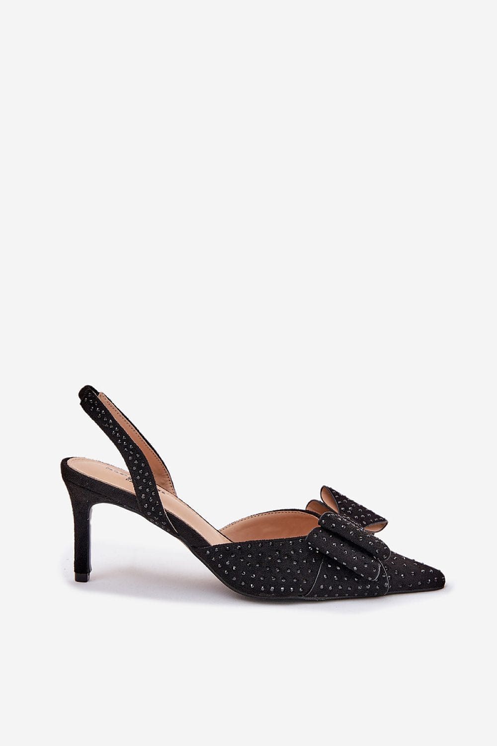 Women's Decorated High Heels Open Heel - ShalayeFashion
