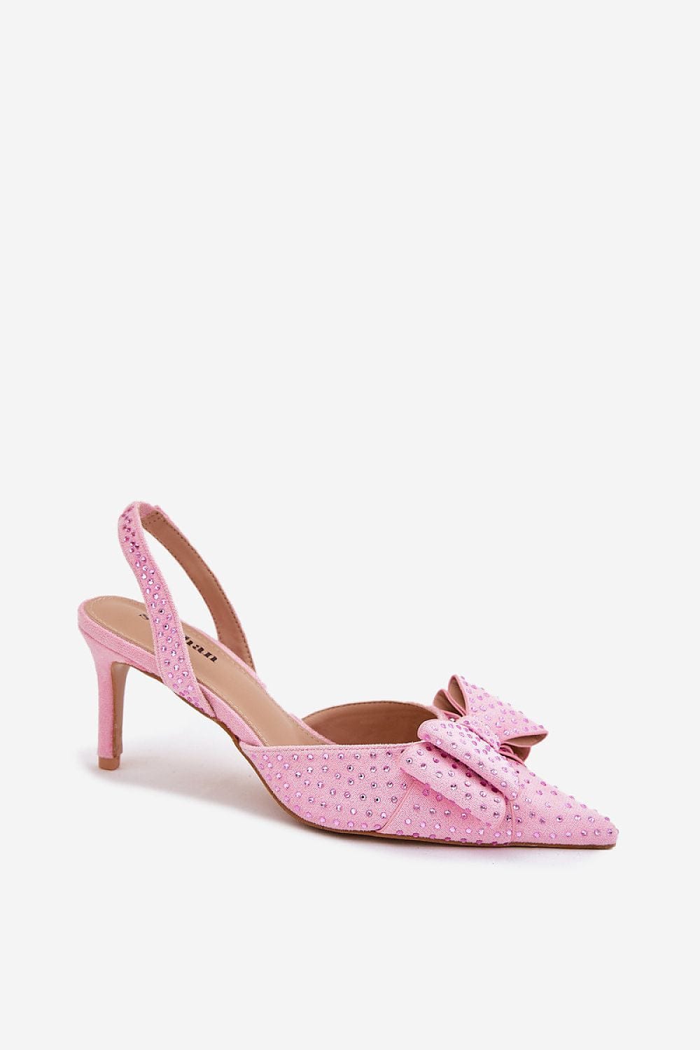 Women's Decorated High Heels Open Heel - ShalayeFashion