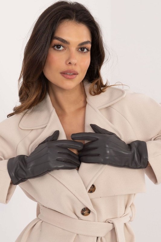 Women's Eco Leather Touchscreen Gloves - ShalayeFashion