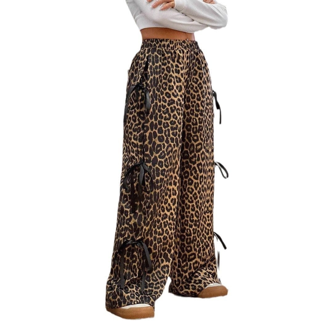 Women’s Elastic Waist Straight Pants - ShalayeFashion