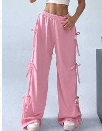 Women’s Elastic Waist Straight Pants - ShalayeFashion