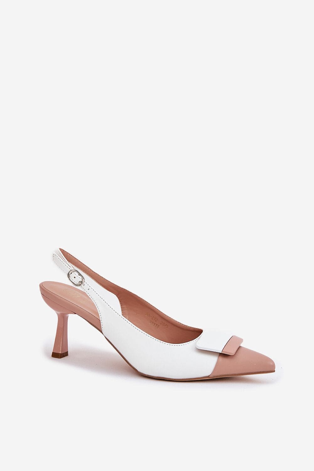 Women's Elegant Eco Leather Heels Open - ShalayeFashion