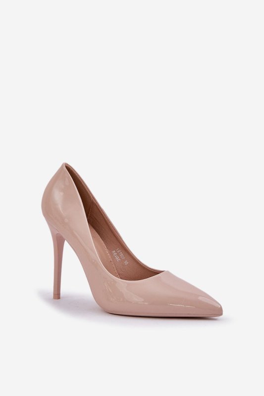 Women's Elegant Patent Heels Shiny - ShalayeFashion