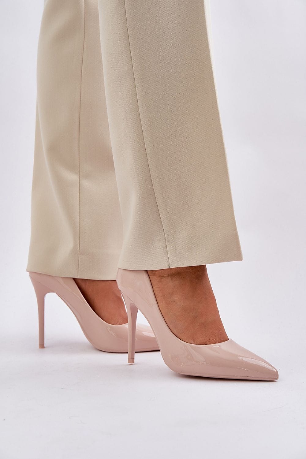 Women's Elegant Patent Heels Shiny - ShalayeFashion