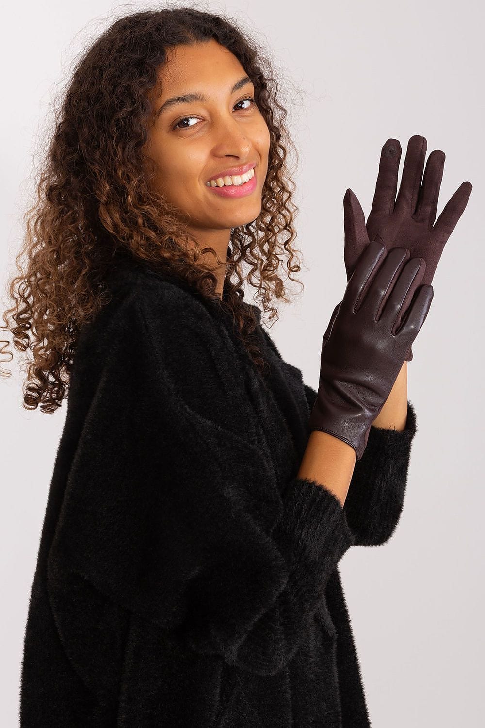 Women's Elegant Touchscreen Gloves Mixed Materials - ShalayeFashion