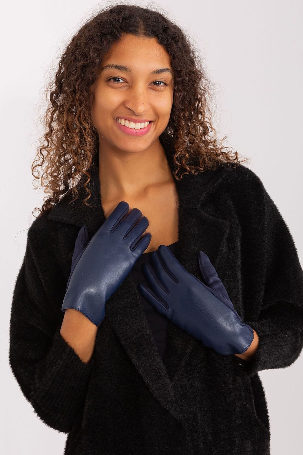 Women's Elegant Touchscreen Gloves Mixed Materials - ShalayeFashion