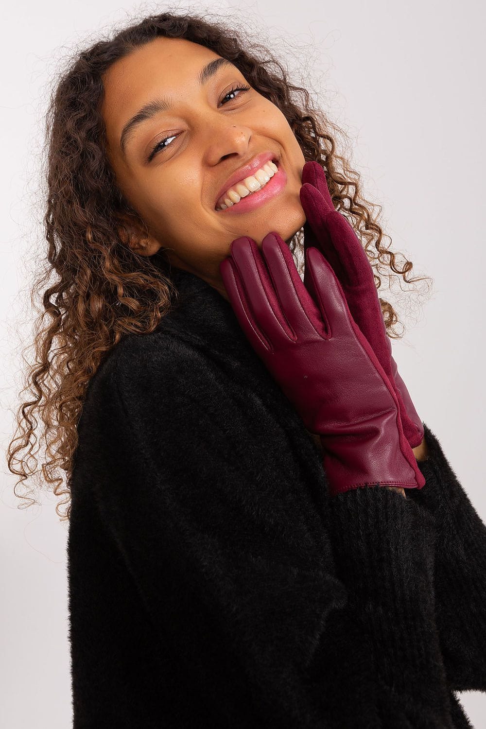 Women's Elegant Touchscreen Gloves Mixed Materials - ShalayeFashion