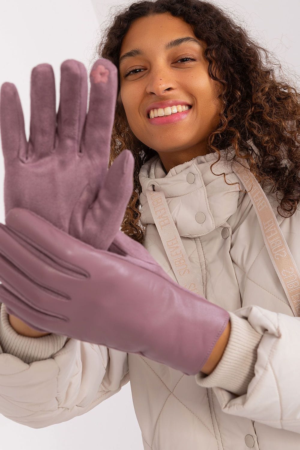 Women's Elegant Touchscreen Gloves Mixed Materials - ShalayeFashion