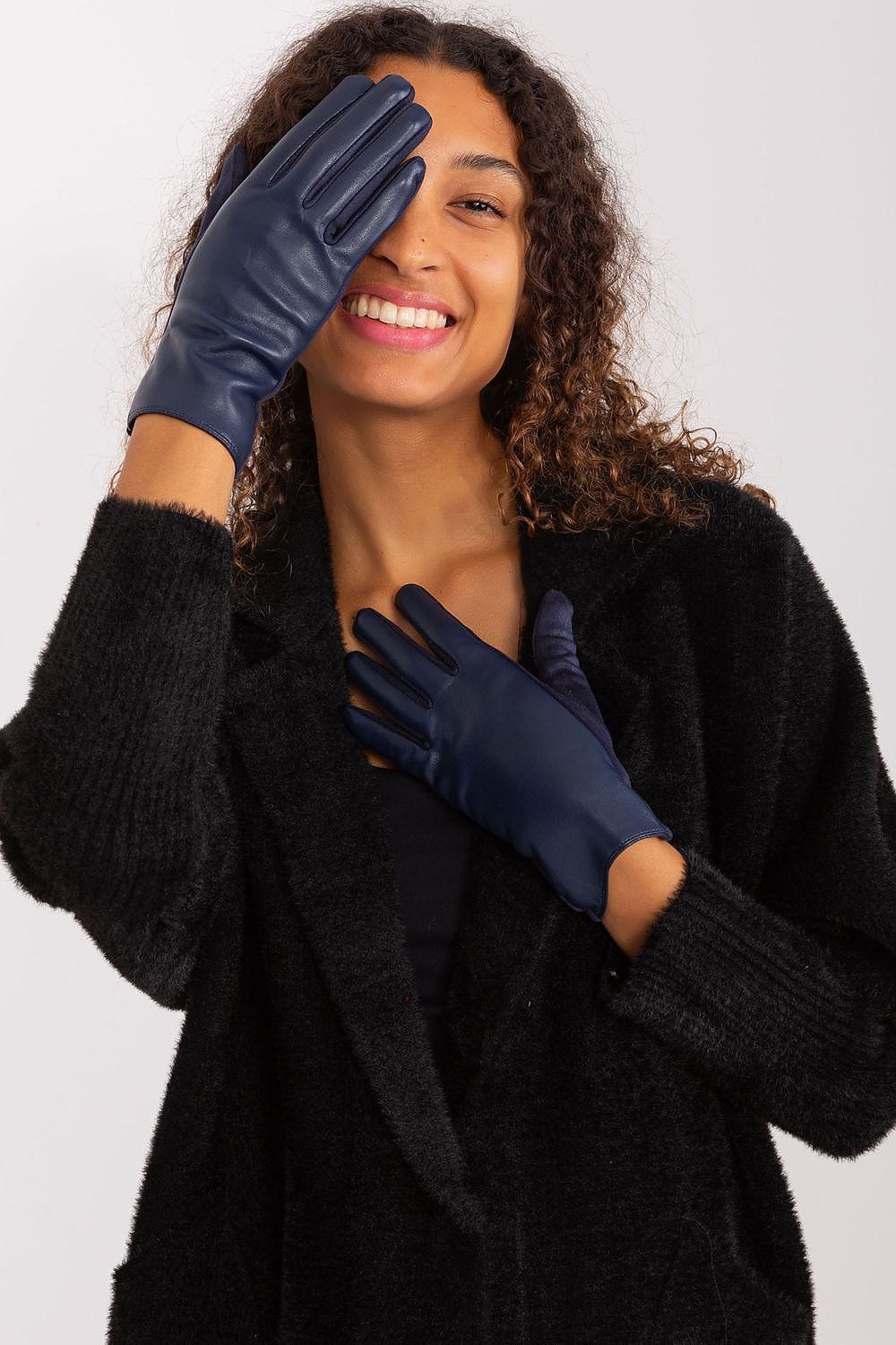 Women's Elegant Touchscreen Gloves Mixed Materials - ShalayeFashion