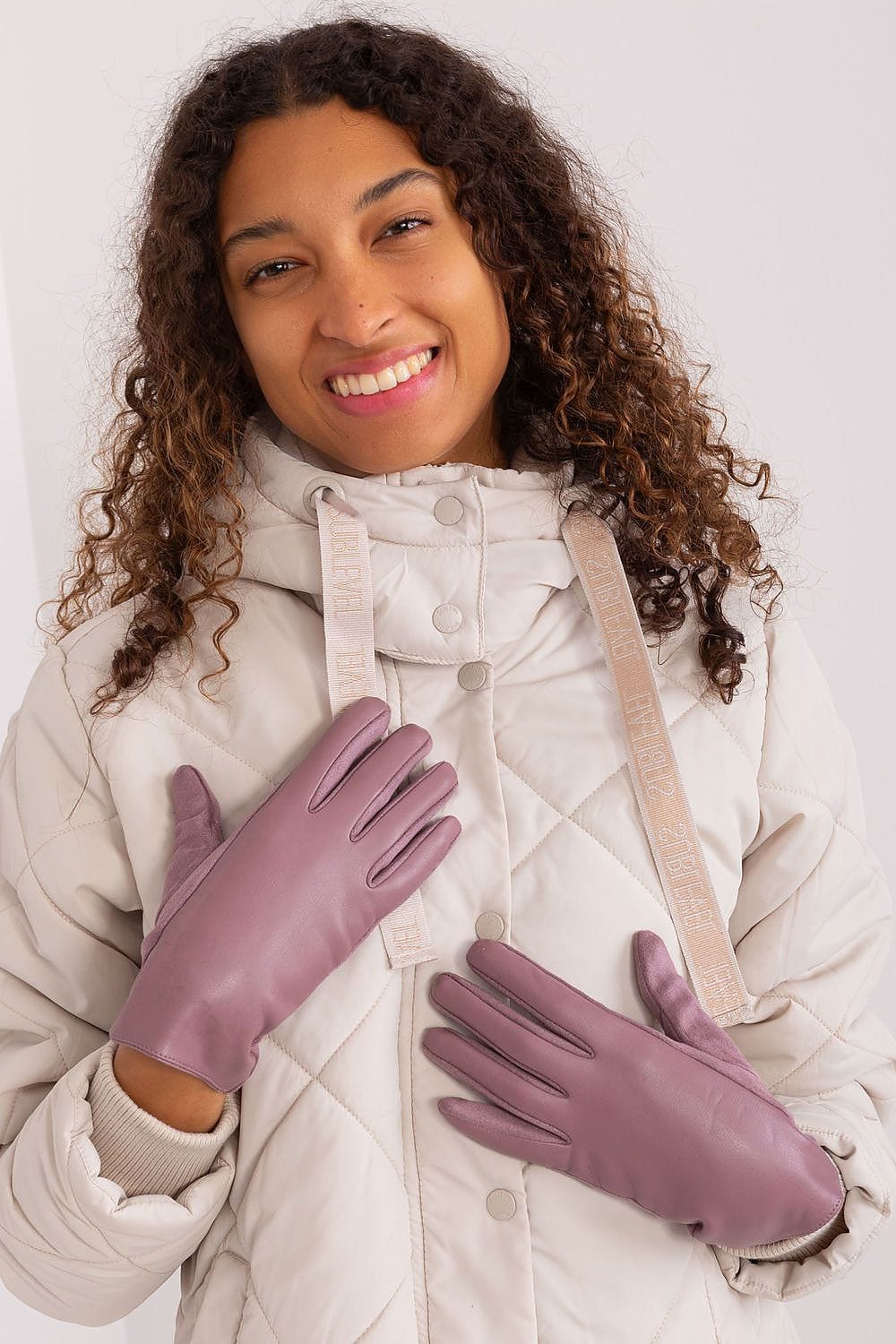 Women's Elegant Touchscreen Gloves Mixed Materials - ShalayeFashion