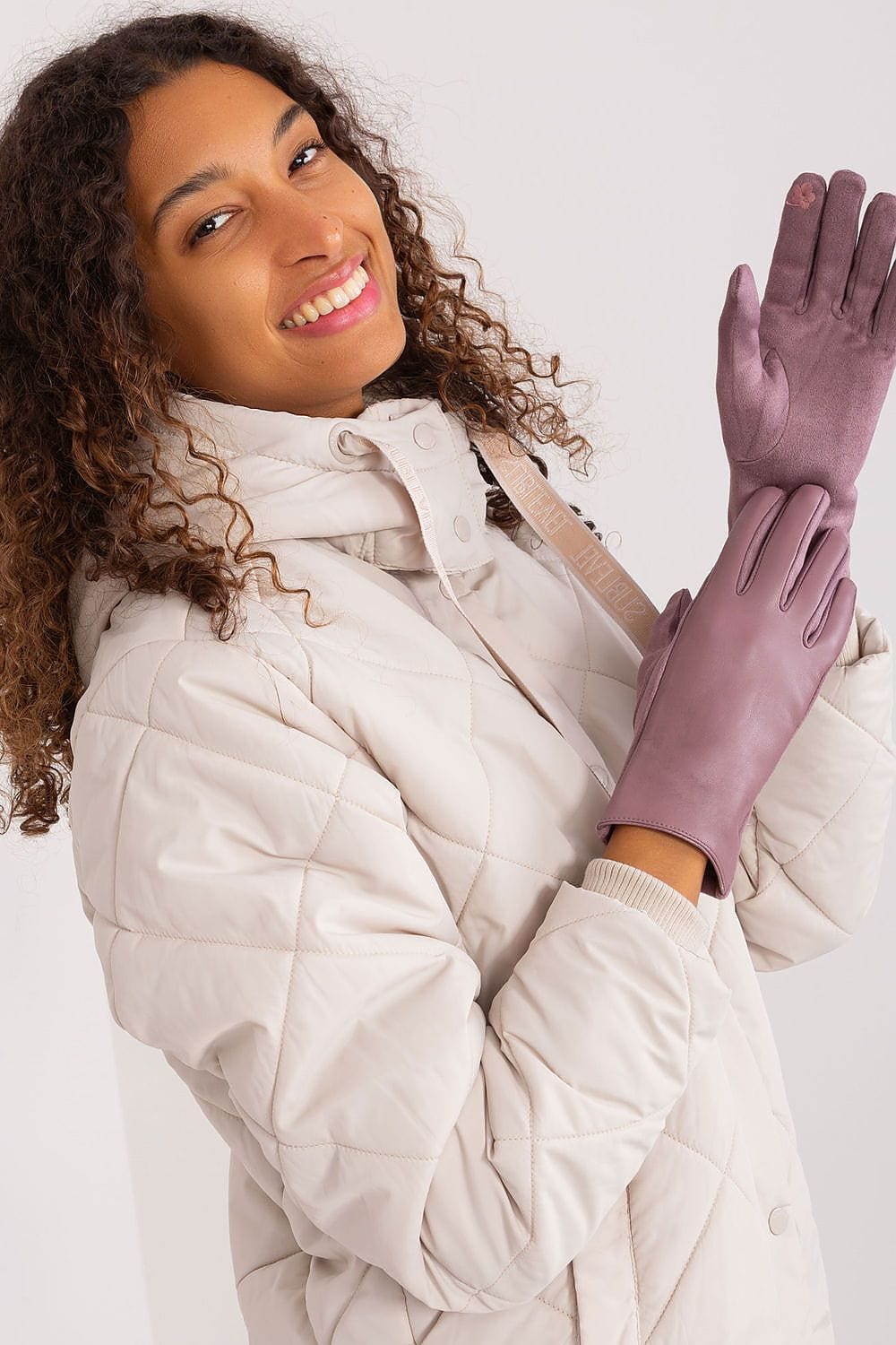 Women's Elegant Touchscreen Gloves Mixed Materials - ShalayeFashion
