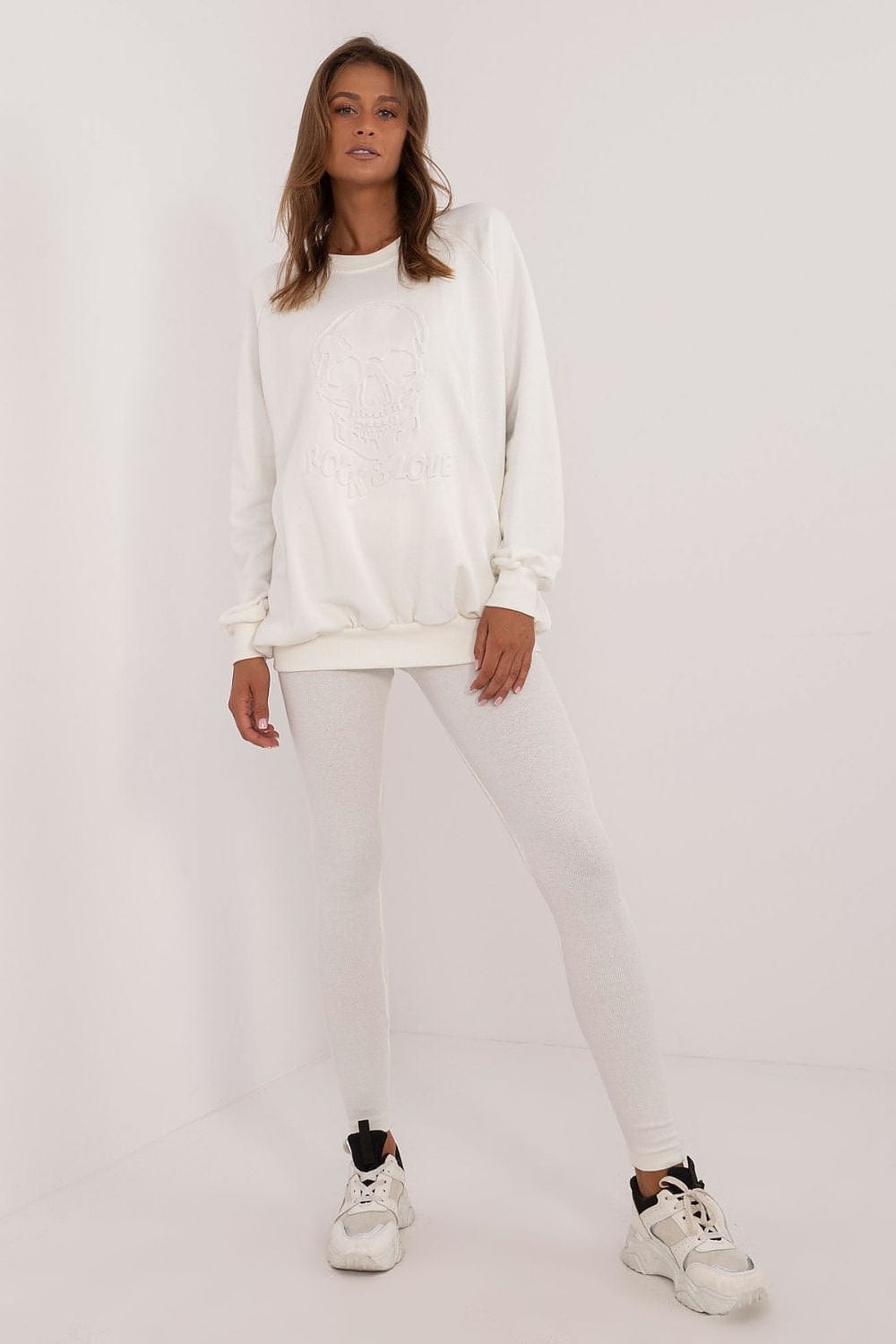 Women’s Embossed Cotton Leggings Set - ShalayeFashion