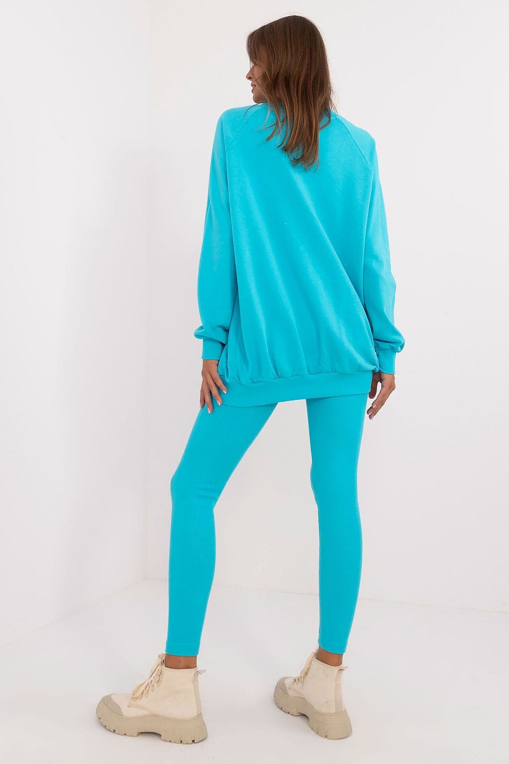 Women’s Embossed Cotton Leggings Set - ShalayeFashion