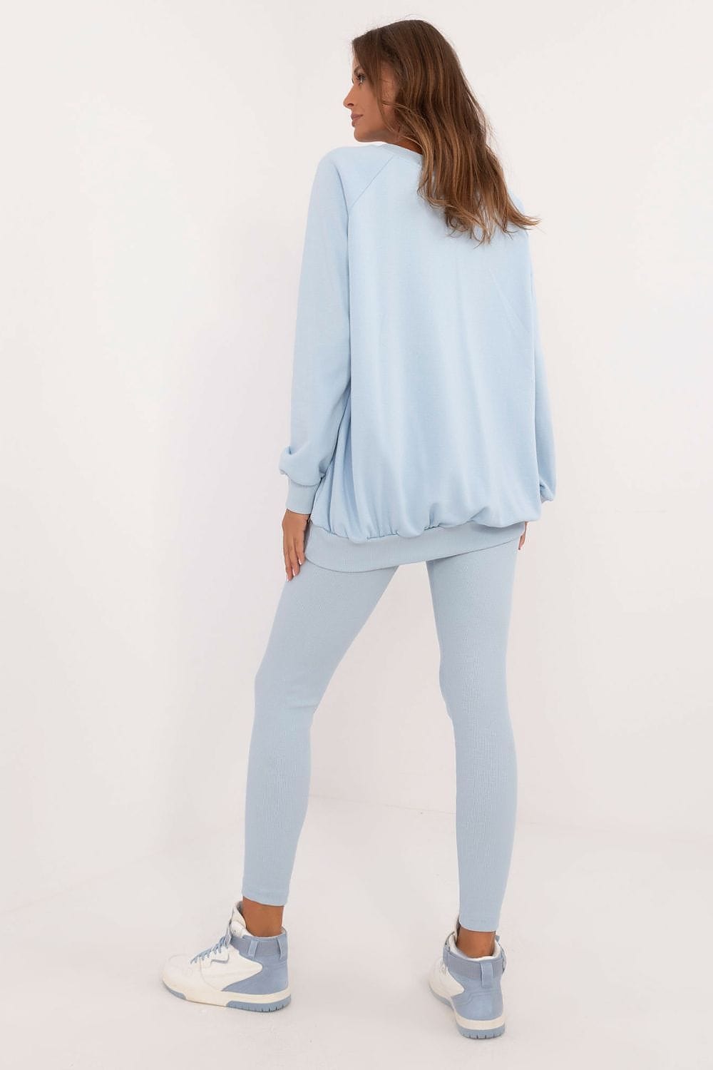 Women’s Embossed Cotton Leggings Set - ShalayeFashion
